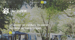 Desktop Screenshot of camping-argentiere.com